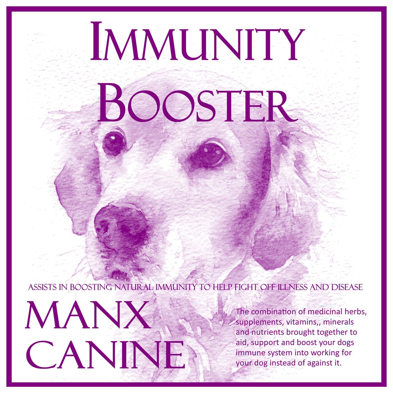 Immunity Booster Herbal Support Manx Canine Cuisine