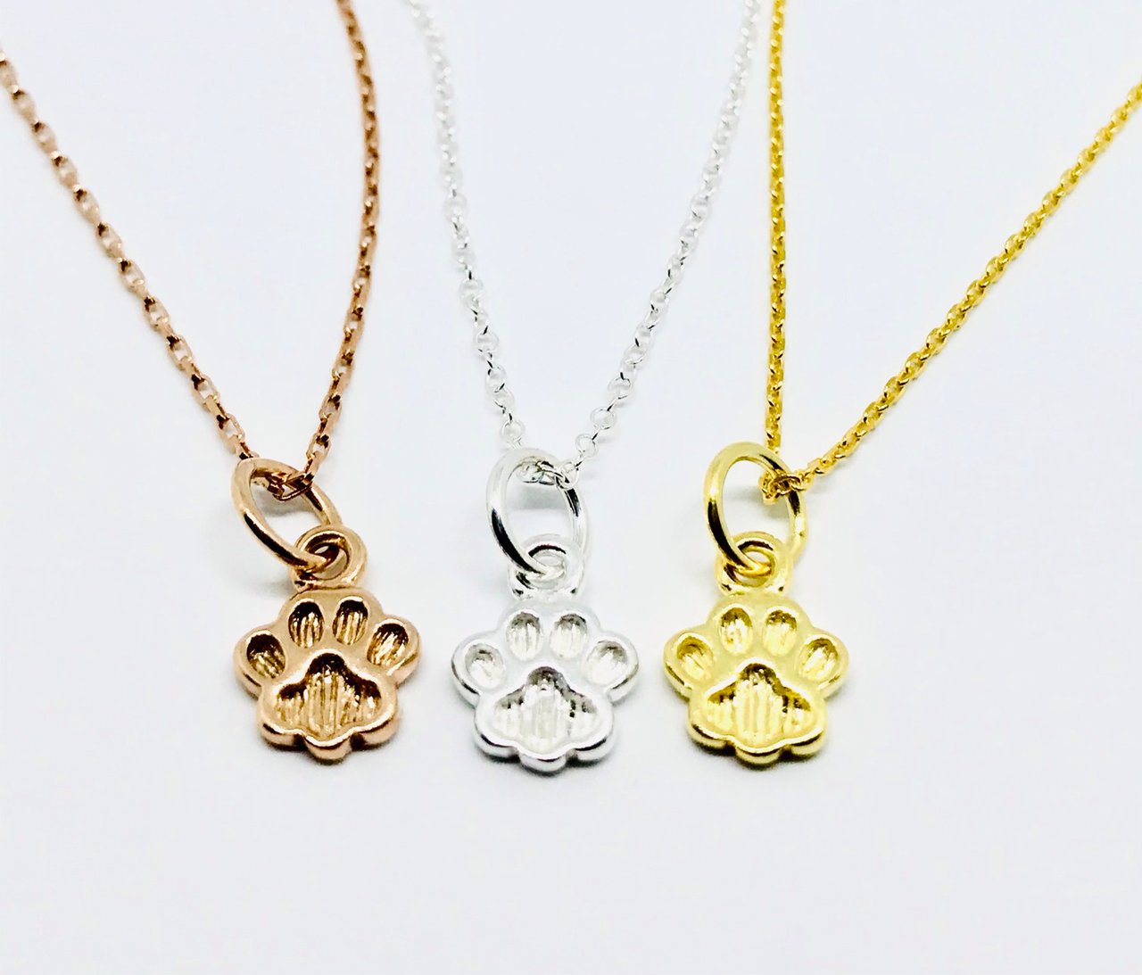 Shop for a 14k Gold Paw Print Heart Pendant for the Pet lover in your life  - J.H. Breakell and Co.